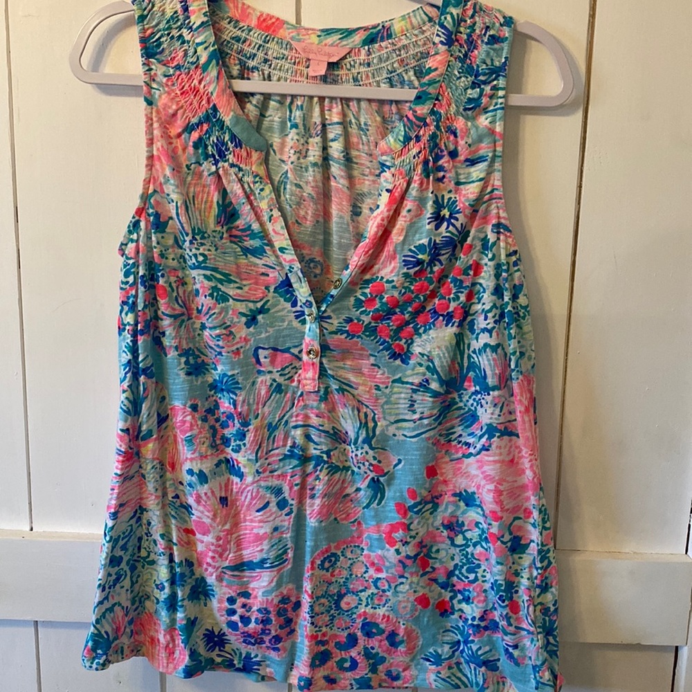Lilly Pulitzer Essie tank.